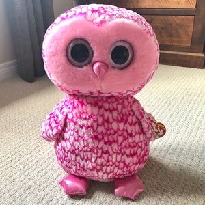 Pink Owl Beanie Boo